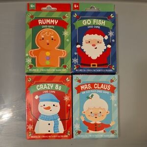 (J64) 4 Card Games For Kids Age 4+